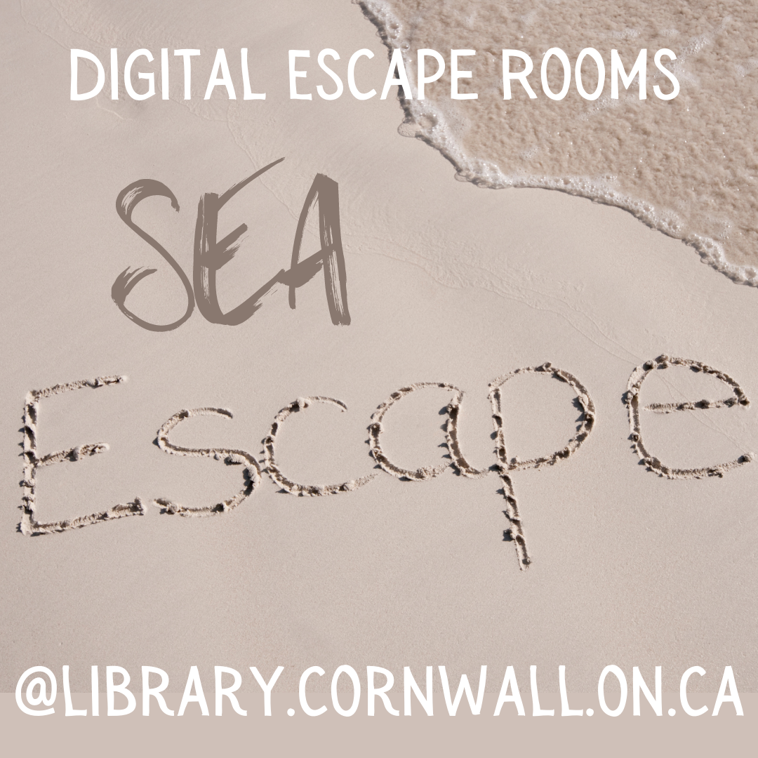 Summer Reading Club Digital Escape Rooms Cornwall Public Library